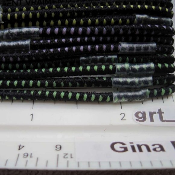 18 Goody Skinny Black w Color Stay Put Hair Bands - Picture 4 of 6